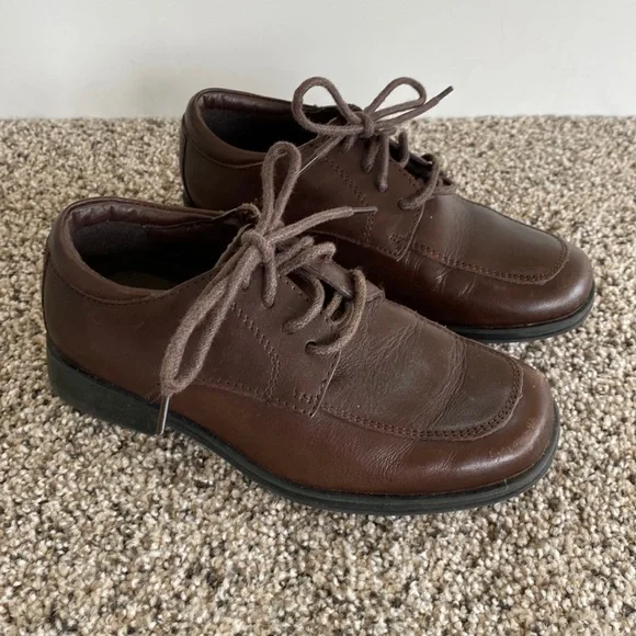 Kenneth Cole Reaction | Shoes | Boys 5 Kenneth Cole Brown Leather Dress  Shoes | Poshmark